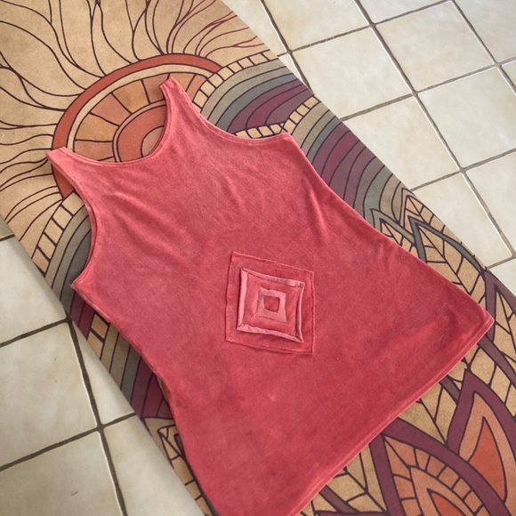 Valentines amino Dress Velvet upcycled - Picture 2 of 6